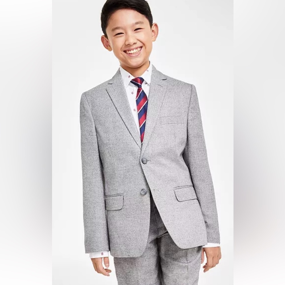 Tommy Hilfiger Boys Brushed Herringbone Jacket